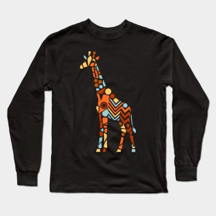 Abstract giraffe Long Sleeve T-Shirt